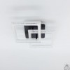 Світильник керований світлодіодний ESLLSE RADIST ICE 40Вт 345x480x120 мм Чорний