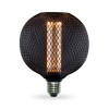 LED лампа VIDEX Filament VL-DBMC125150 4W E27 1800K Black Chainmail style