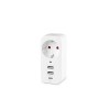 Мережевий адаптер VIDEX ONCORD з/з 1п 2.4A 2USB+USB-C White