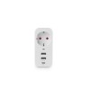 Мережевий адаптер VIDEX ONCORD з/з 1п 2.4A 2USB+USB-C White