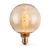 LED лампа VIDEX Filament VL-DNA-G125-A 3.5W E27 1800K Amber