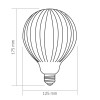 LED лампа VIDEX Filament VL-DG125175-WZTMO 4W E27 3000K Matt opal