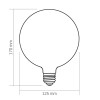 LED лампа VIDEX Filament VL-DG125MO 7W E27 3000K Porcelain dimmable LED лампа VIDEX Filament VL-DG125MO 7W E27 3000K Porcelain dimmable