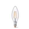 LED лампа VIDEX Filament C37FD 4W E14 4100K дімерна LED лампа VIDEX Filament C37FD 4W E14 4100K дімерна