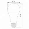 LED лампа VIDEX A65e 15W E27 3000K LED лампа VIDEX A65e 15W E27 3000K