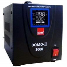 Стабілізатор напруги DOMO -II -1000VA LED цифр.  1кВА 1-фазний Eltis Electric