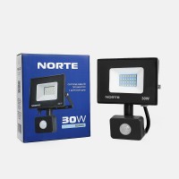 Прожектор NORTE Spotlight 1-NSP-1223 30W 6500К з датчиком руху