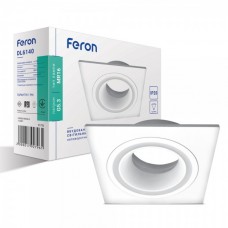 Вбудований неповоротний світильник Feron DL6140 білий