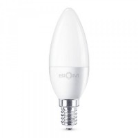 Світлодіодна лампа Biom BT-589 C37 9W E14 4500К матова