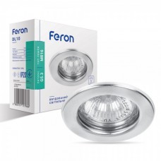 Вбудований світильник Feron DL10 срібло