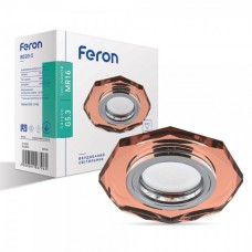 Вбудований світильник Feron 8020-2 коричневий золото