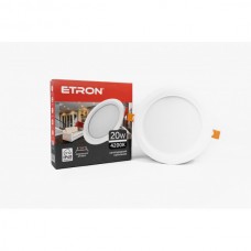 Светильник светодиодный ETRON Decor 1-EDP-631 20W 4200K ІР40 круг