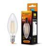 LED лампа VIDEX Filament C37FMD 4W E14 4100K дімерна