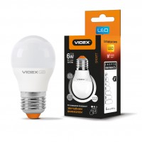 LED лампа VIDEX G45eD3 6W E27 4100K 220V
