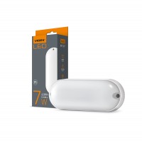 LED світильник IP65 овальний VIDEX 7W 5000K білий