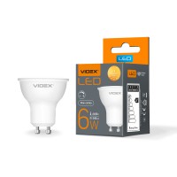 LED лампа VIDEX MR16еD 6W GU10 4100K дімерна LED лампа VIDEX MR16еD 6W GU10 4100K дімерна