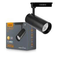 LED світильник трековий VIDEX 30W 60&deg; 4100K чорний