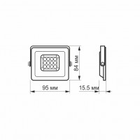 LED прожектор VIDEX F2e 10W 5000K