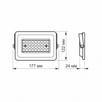 LED прожектор VIDEX F2e 30W 5000K