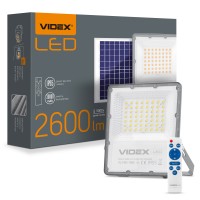 LED прожектор автономний VIDEX 2800Lm 5000K