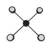 Люстра (світильник стельовий) Quant GX53 C4-350 Black Люстра (світильник стельовий) Quant GX53 C4-350 Black