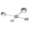 Люстра (світильник стельовий) Quant GX53 C4-350 MoireSilver