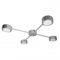 Люстра (світильник стельовий) Quant GX53 C4-350 MoireSilver