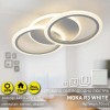 Cвітлодіодна люстра MOKA 3R 60 Вт 440x250x70 мм Біла