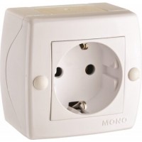 Розетка 1-а с/з OCTANS IP20 Mono Electric
