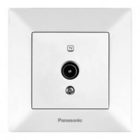 Розетка TV 0 потерь ARKEDIA SLIM (белый)