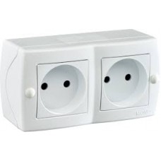 Розетка 2-а б/з OCTANS IP20 Mono Electric