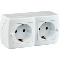 Розетка 2-а с/з OCTANS IP20 Mono Electric