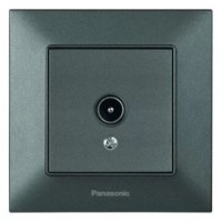 Розетка TV концевая ARKEDIA SLIM (дым)