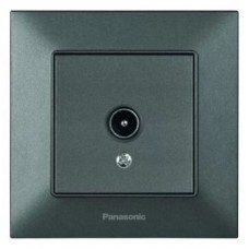 Розетка TV концевая ARKEDIA SLIM (дым)