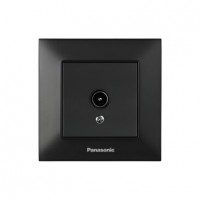 Розетка Panasonic Arkedia Slim TV кінцева Чорна (WNTC0451-2BL)