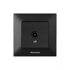 Розетка Panasonic Arkedia Slim TV кінцева Чорна (WNTC0451-2BL)