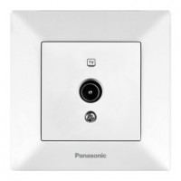 Розетка TV концевая ARKEDIA SLIM (белый)