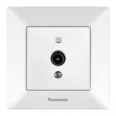 Розетка TV концевая ARKEDIA SLIM (белый)