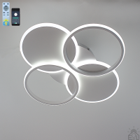 Керована світлодіодна люстра OSAKA 70W-4R-APP-490x65-WHITE-220-IP20