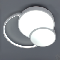 Керована світлодіодна люстра ECONOMICO 60W 3R-500&times;430&times;50-WHITE/WHITE-220-IP20