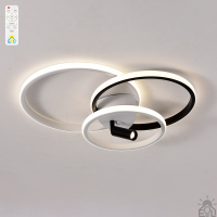 Керована світлодіодна люстра IRUMA 70W 3R-DL-APP-510&times;400&times;65-WHITE/BLACK-220-IP20