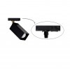 Трековий світильник стельовий Тrack Chime Q TL110 Black