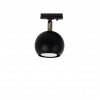 Трековий світильник стельовий Тrack Bowl GU10 TL90 Black