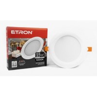 Светильник светодиодный ETRON Decor 1-EDP-628 15W 4200K ІР40 круг