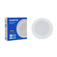 Стельовий світильник NORTE 1-NDP-1604 9W 5000K ІР44 коло