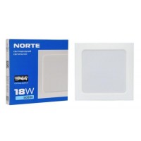 Стельовий світильник NORTE 1-NDP-1628 18W 5000K ІР44 квадрат