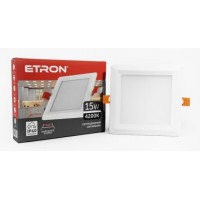 Светильник светодиодный ETRON Decor 1-EDP-678 15W 4200K ІР20 квадрат