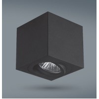 Світильник VIDEX під лампу GU10 SPF01 накладний чорний