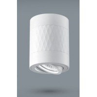 Світильник VIDEX під лампу GU10 SPF04A накладний білий + біла призма