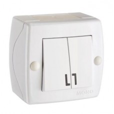 Выключатель 2 кл. OCTANS IP20 Mono Electric